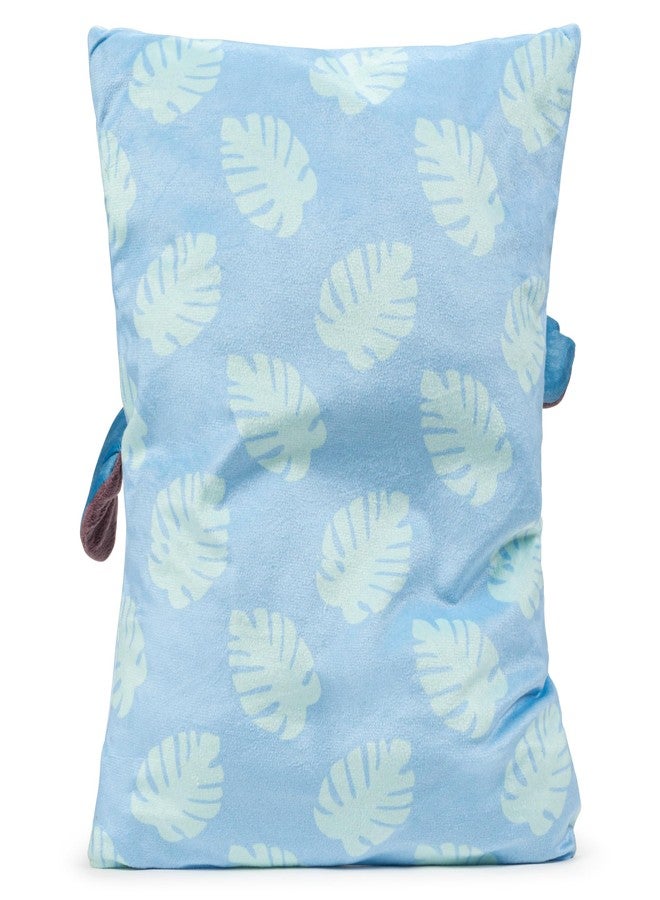 Jay Franco Disney Lilo and Stitch 3D Snuggle Pillow - Super Soft Blue Plush Pillow - Measures 15 Inches - Image 3